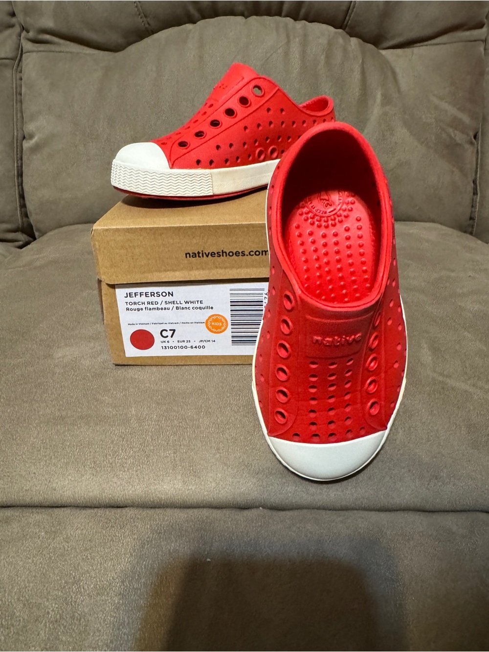 Native Jefferson Child - Red - Toddler C7